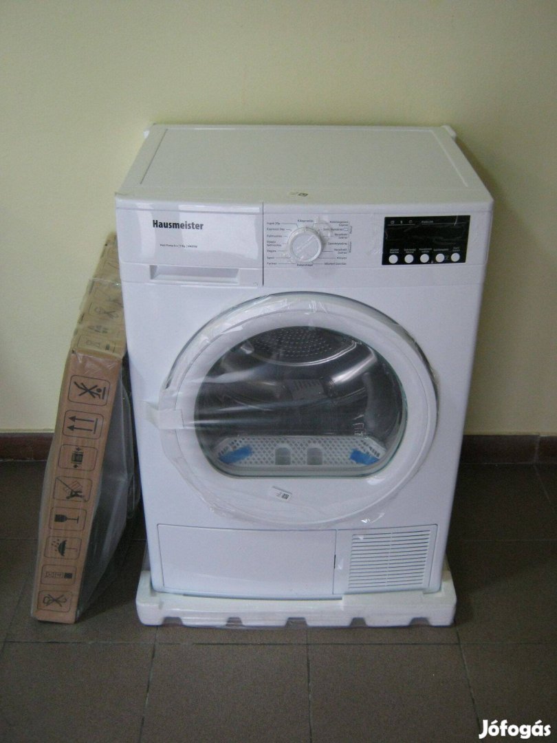 Új! Hausmeister HM-2700 hőszivattyús szárítógép, 7 kg, A,