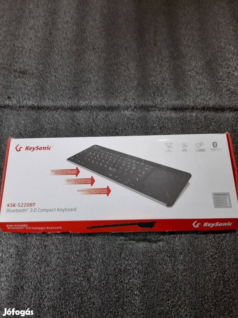 Új Hiányos Keysonic 5220BT Billentyűzet