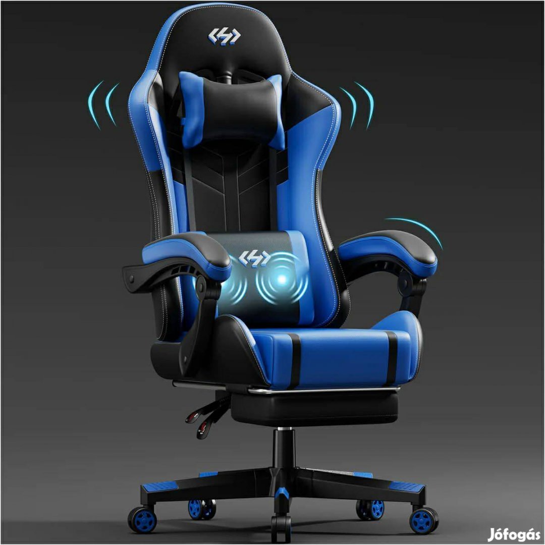 Új! Hldirect ergonomikus gamer szék masszázs funkcióval