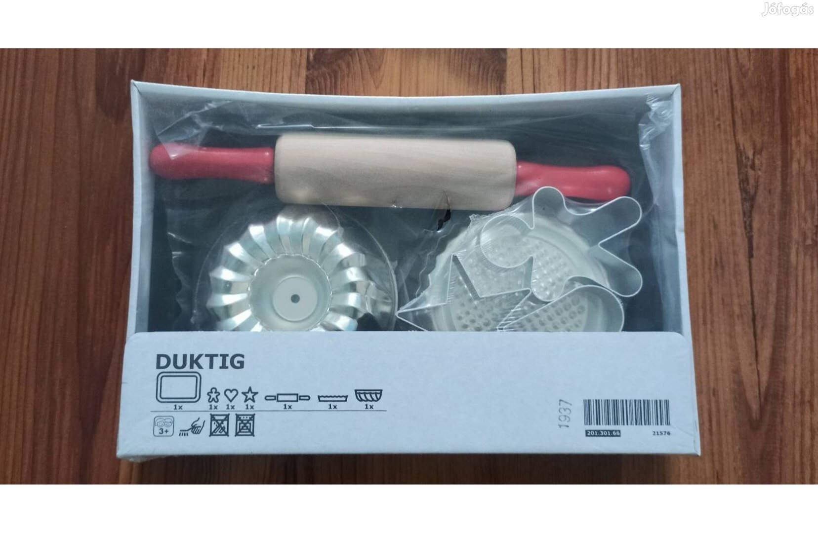 Új, Ikea Duktig játék konyhai sütő készlet