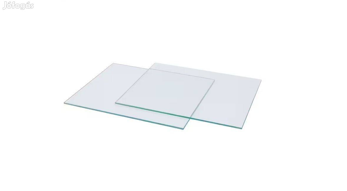 Új, Ikea Kallax üvegpolc, üveg polc 2 db-os csomag