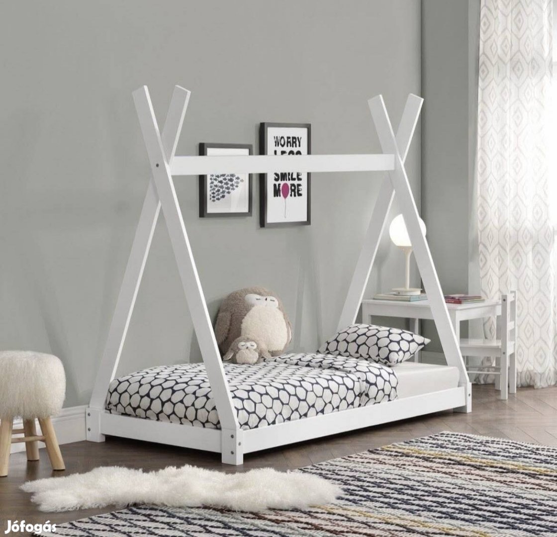 Új! Indián sátor gyerekágy. 160x80 cm