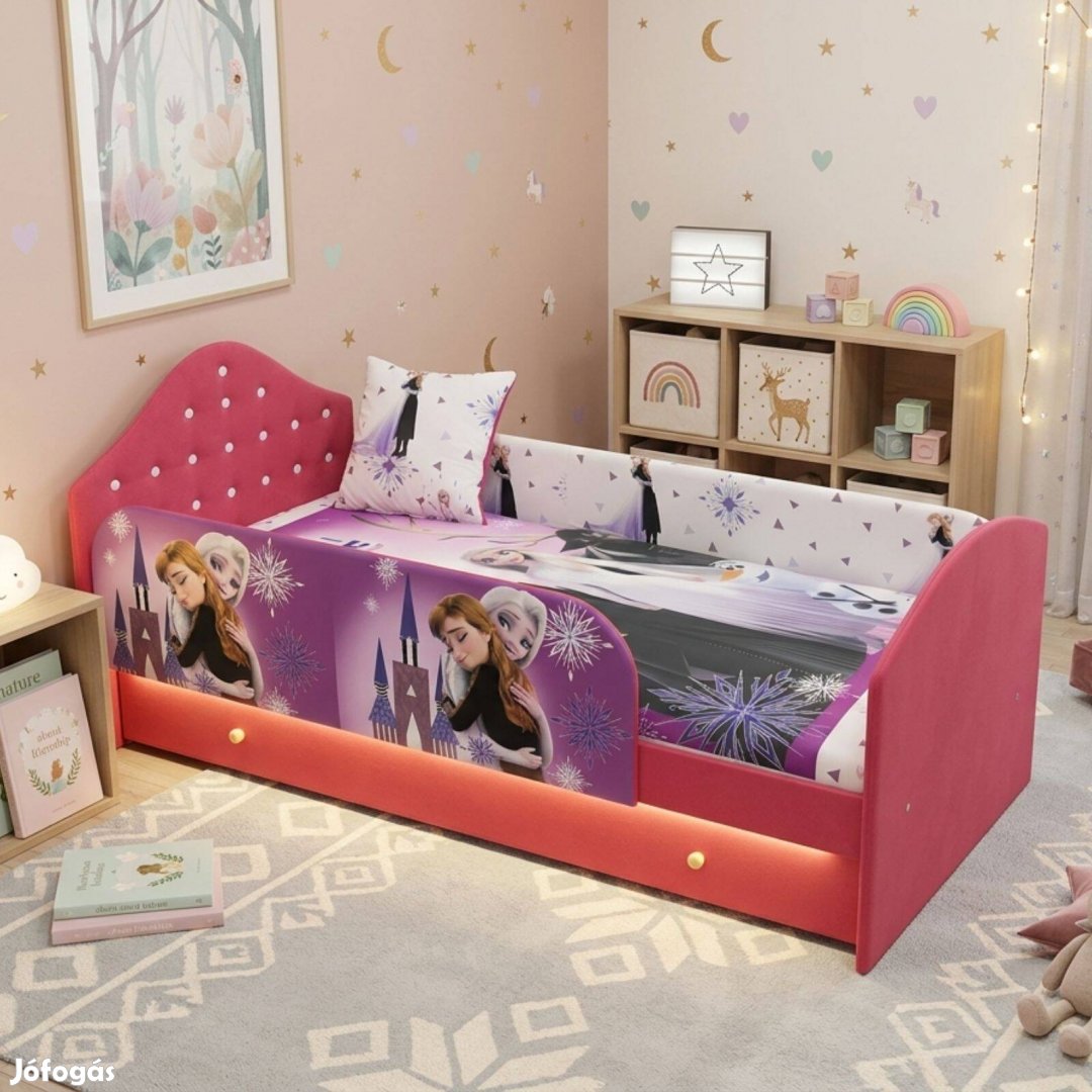 Új! Jégvarázs,leesésgátlós gyerekágy!