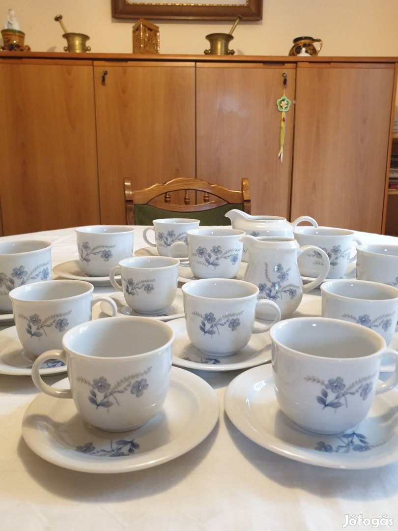 Új, Kahla porcelán 26 databos teás és kávés szettos 