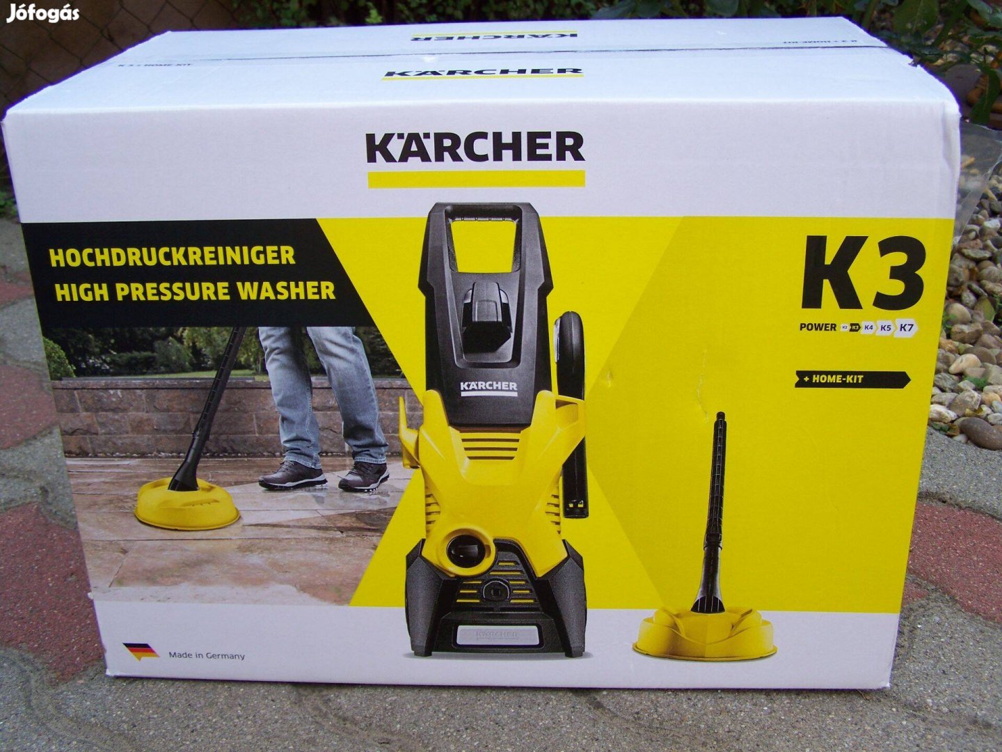 Új! Karcher K3 + Home Kit magasnyomású mosó + felülettiszító