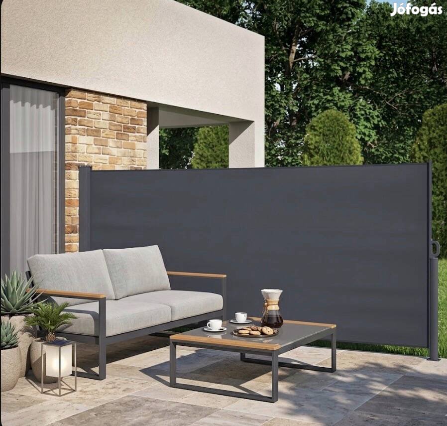 Új! Kihúzható kültéri árnyékolótérelválasztó.