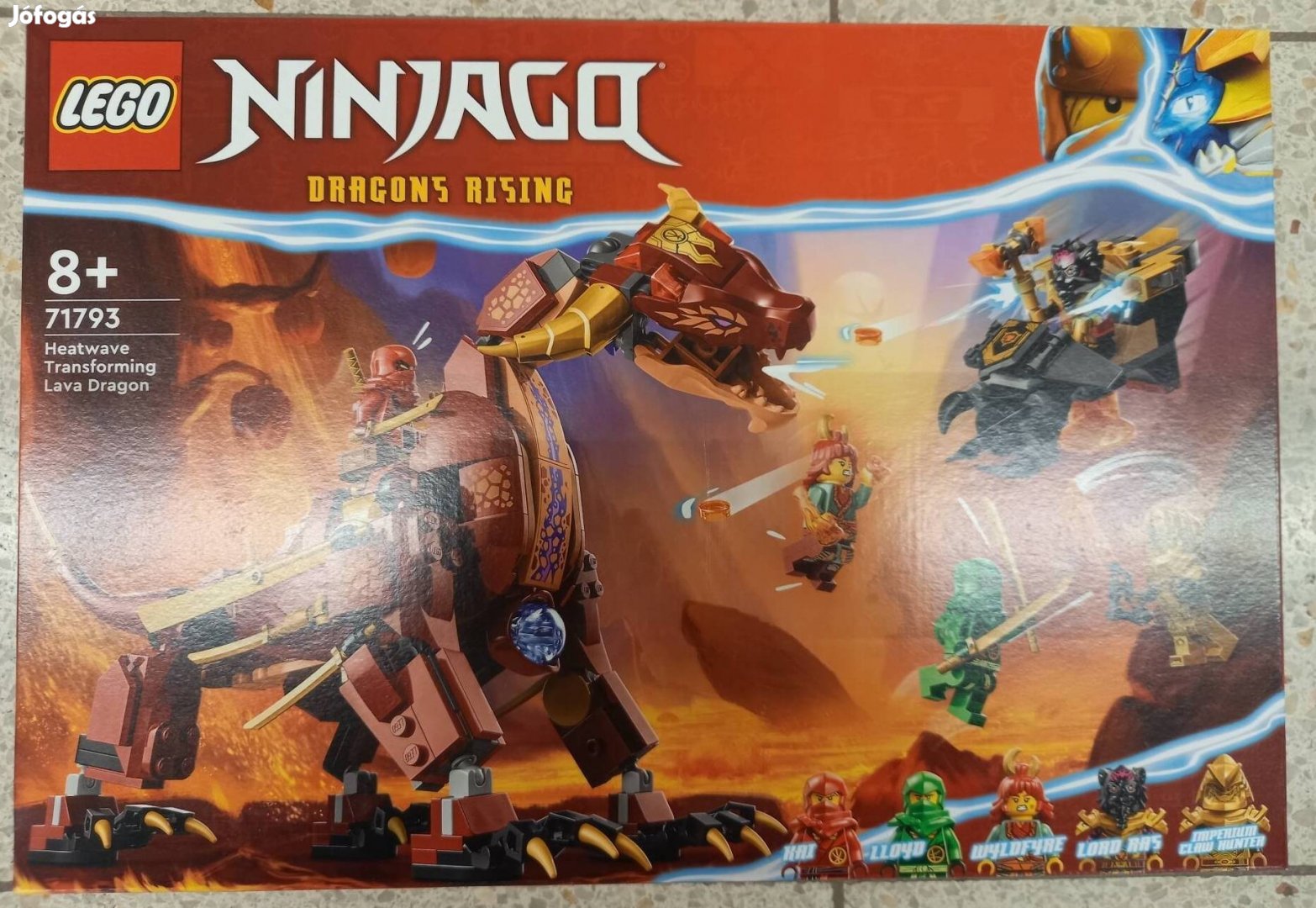 Új! LEGO Ninjago - Hőhullám átalakítható lávasárkány