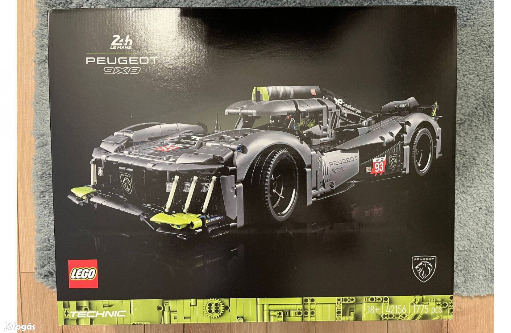 Új, LEGO Technic - Peugeot 9X8 24H Le Mans Hybrid Hypercar 42156