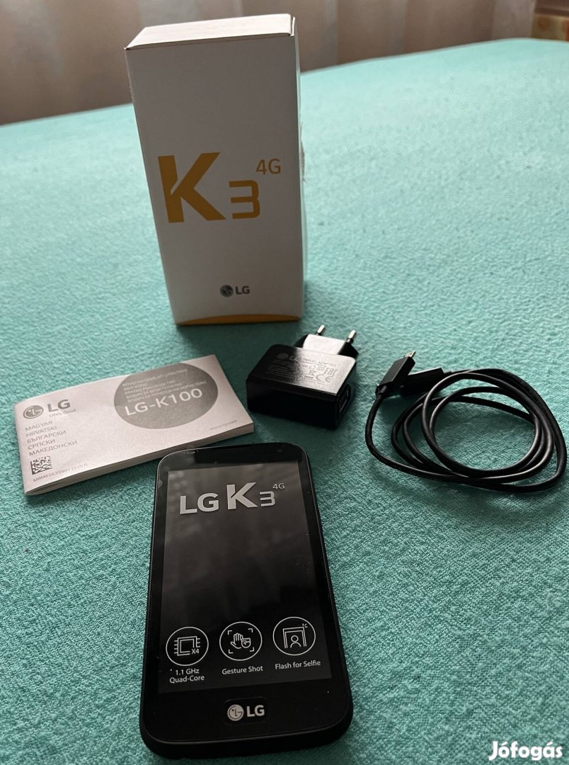 Új, LG-K3 (K100) mobiltelefon (Yettel, Telenor)