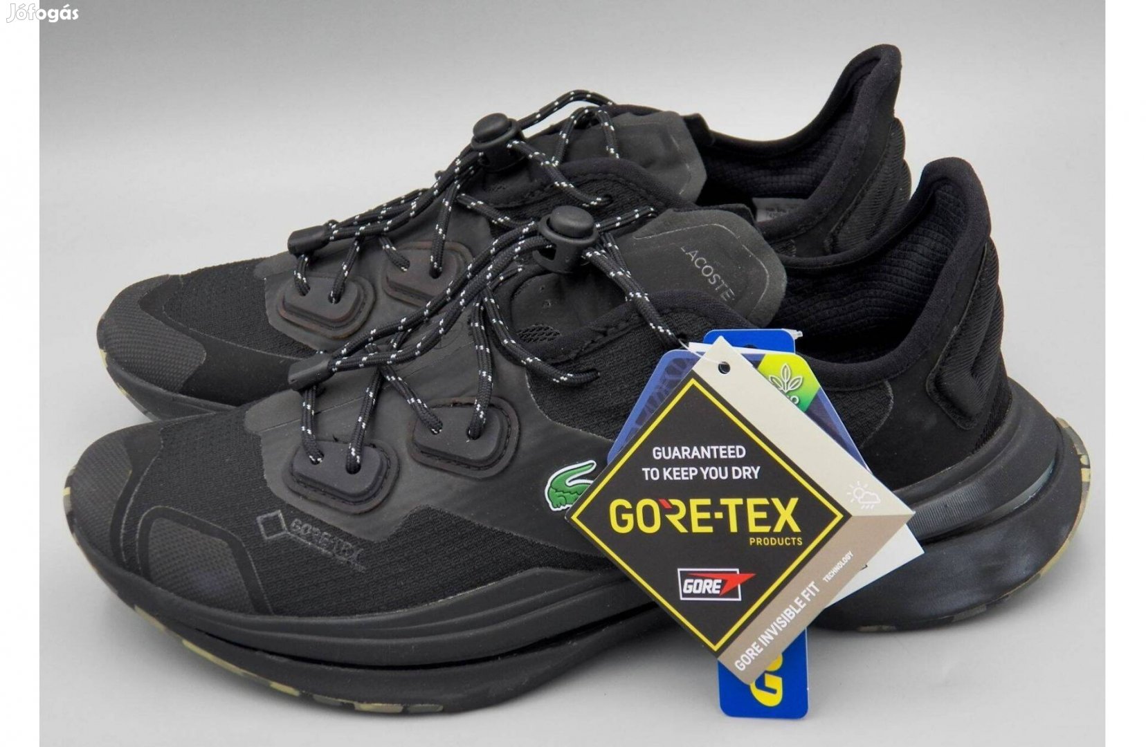Új! Lacoste Run Spin Gtx sportcipő, 37 -es