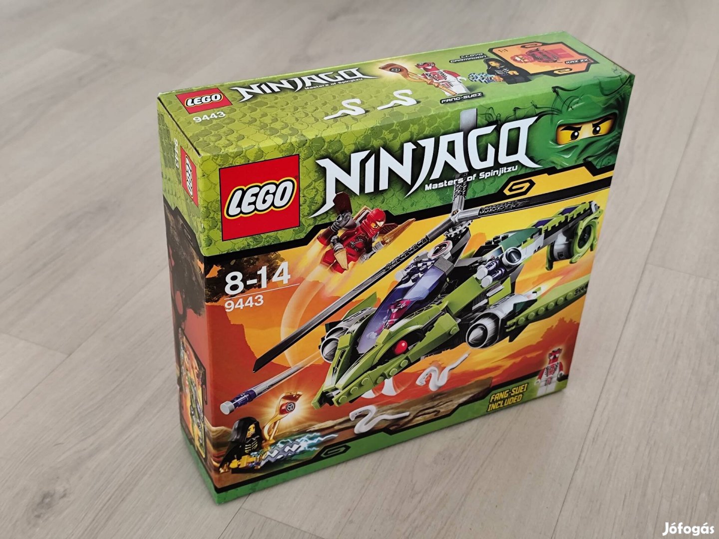 Új! Lego Ninjago 9443 Kígyókopter 2012