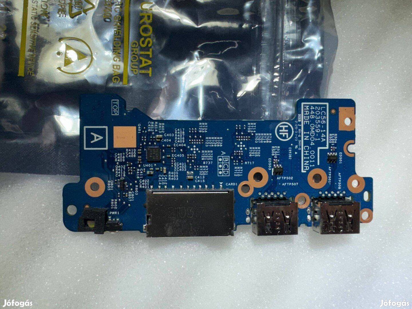 Új! Lenovo Flex 5-14ALC05 usb board kártyaolvasó io board panel 5C50S2