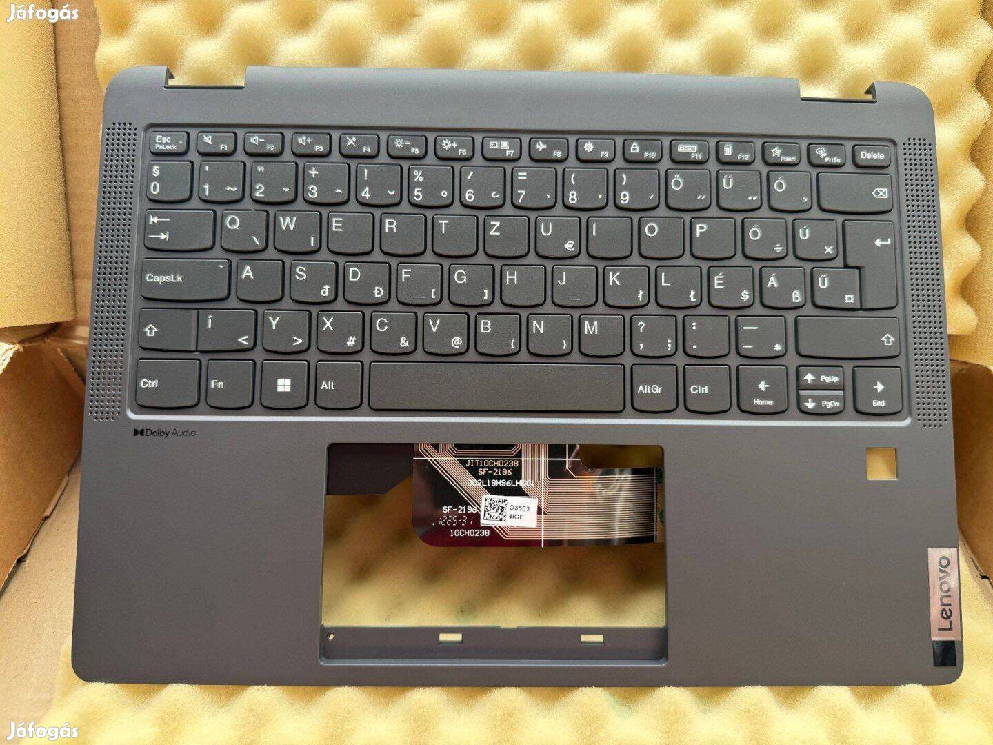 Új! Lenovo Flex 5-14IAU7 magyar billentyűzet komplett palmrest 5CB1H79