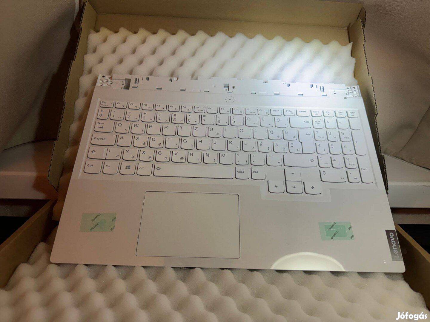 Új! Lenovo Legion 5-15ACH6 világítós magyar billentyű palmrest 5CB1C93