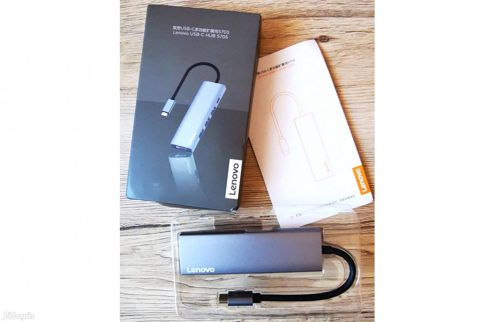 Új, Lenovo S705 USB-C Hub (5 az 1-ben) remek áron