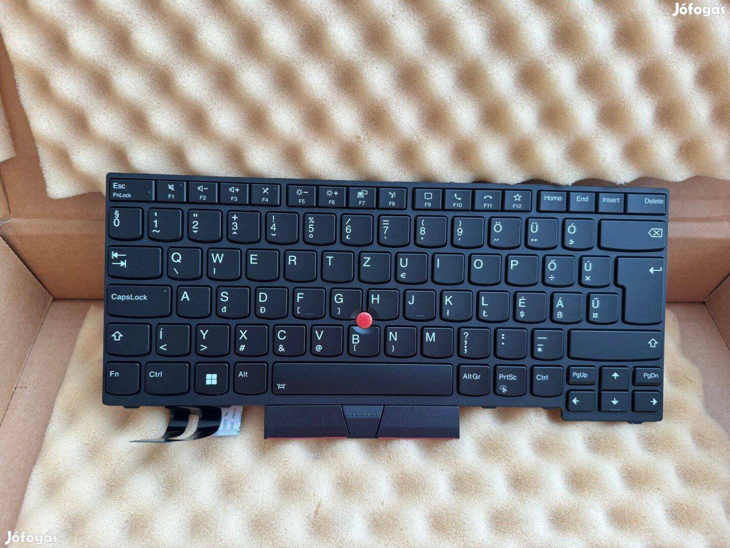 Új! Lenovo T14 P14S Gen 1 Gen 2 világítós magyar billentyűzet 5N20V437