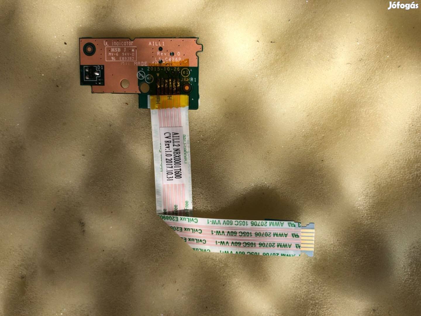 Új! Lenovo Thinkpad L560 bekapcsoló gomb panel 00NY632 LS-C426P