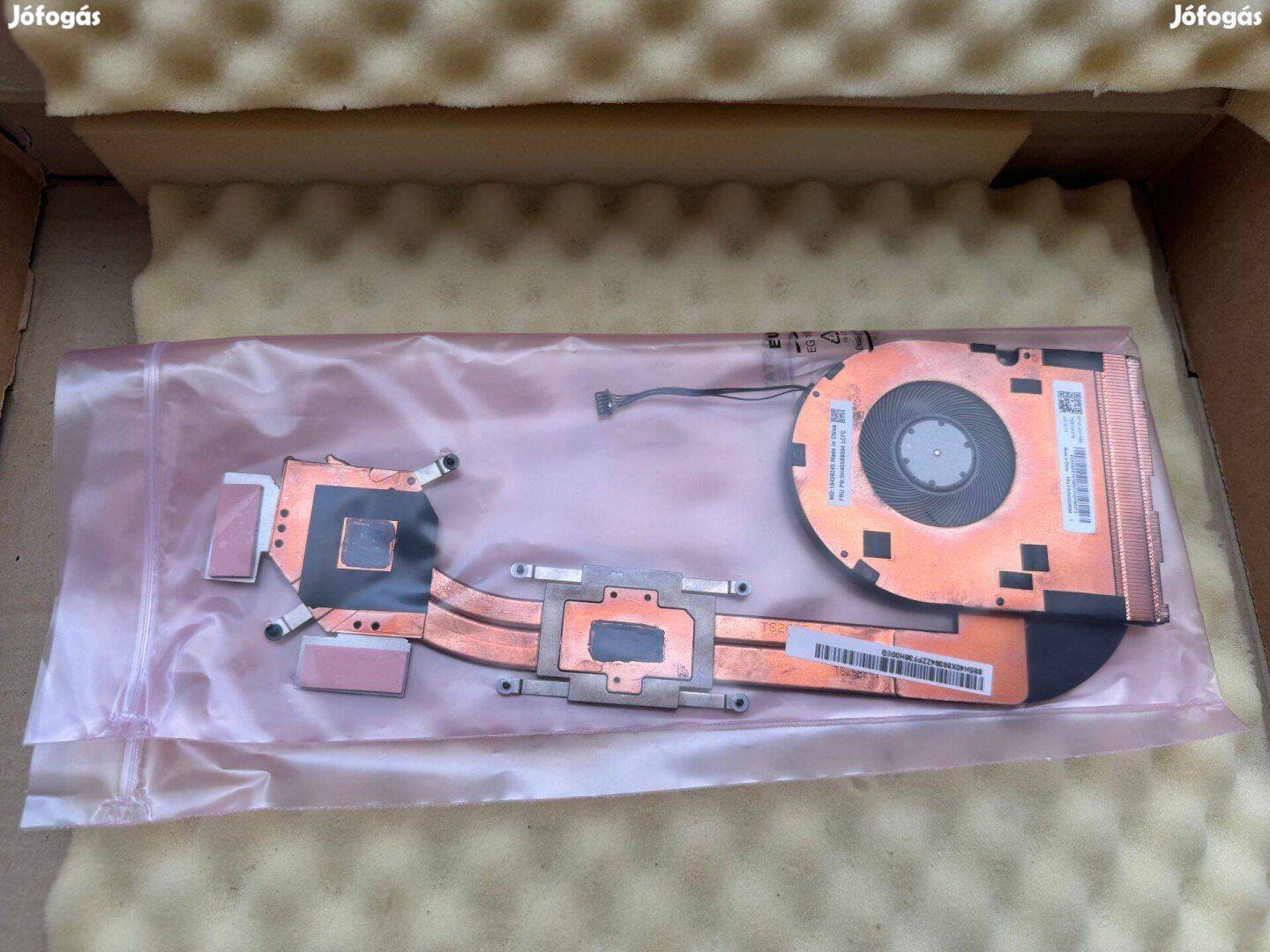 Új! Lenovo Thinkpad T15P Gen 1 heatsink hűtés ventilátor 5H40X89394