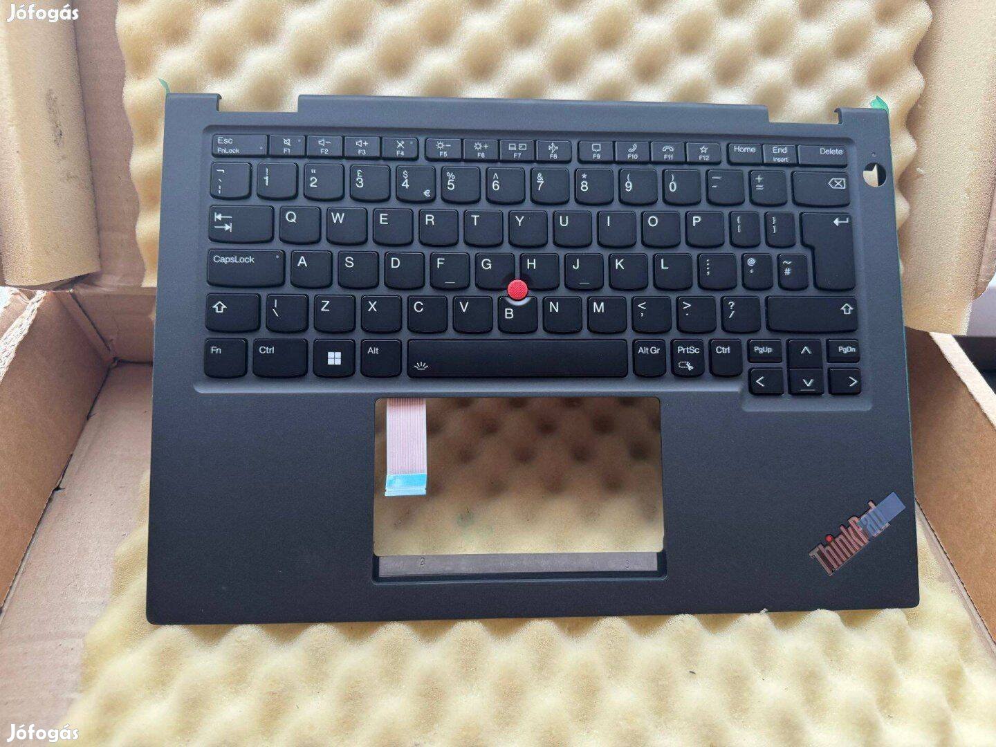 Új! Lenovo Thinkpad X13 Yoga Gen 2 világítós angol billentyűzet 5M11C1