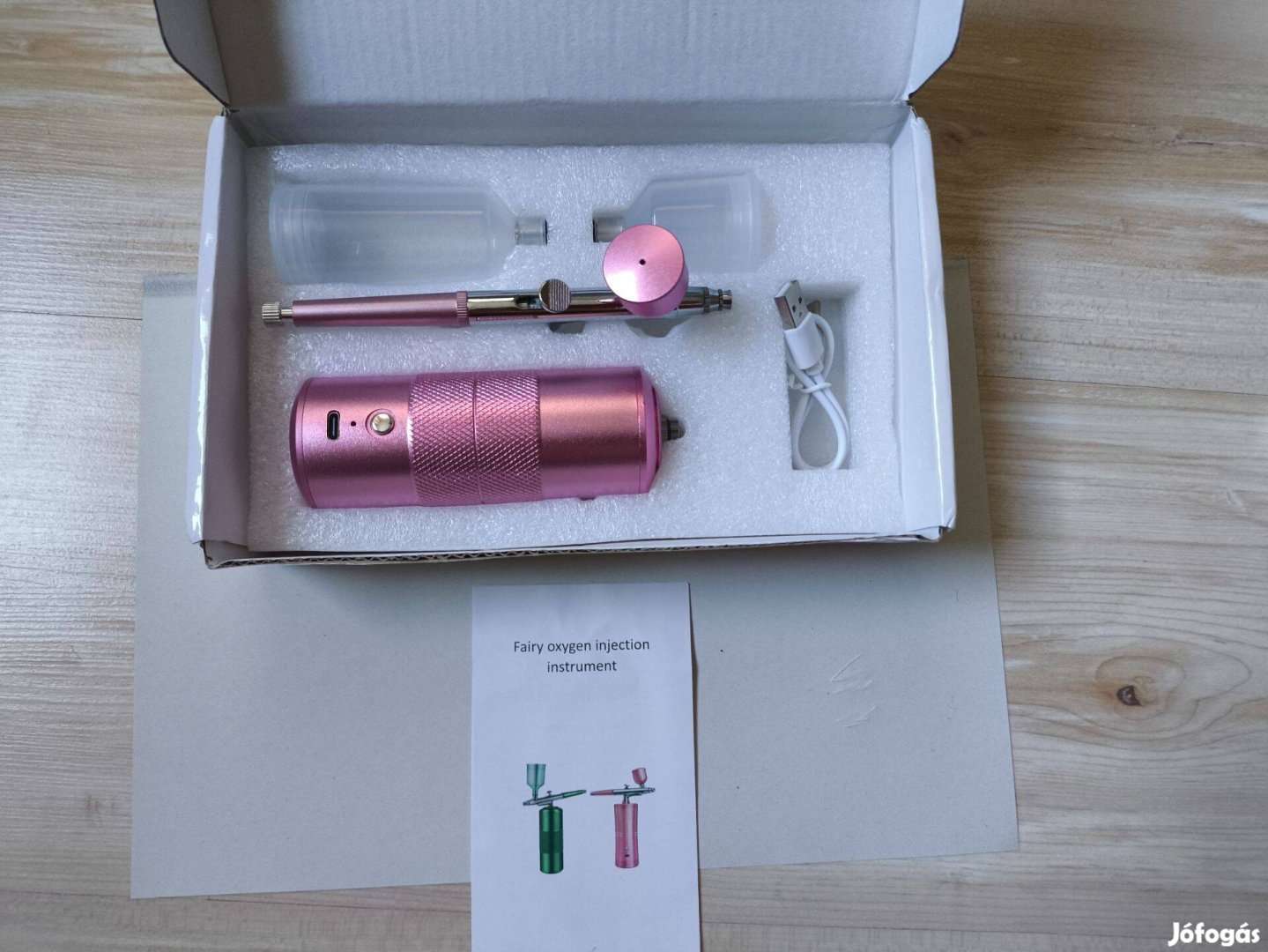 Új! Magasnyomású szórópisztoly kompresszorral akkus