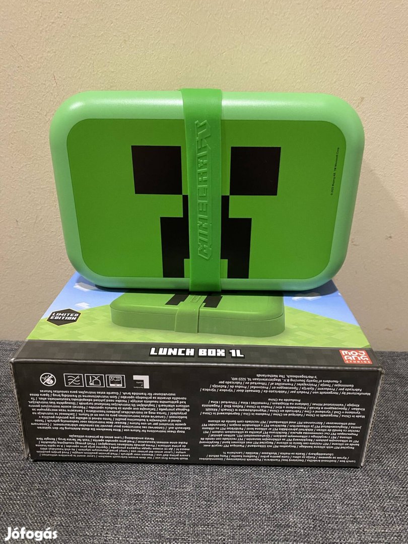 Új, Minecraft uzsonnás doboz