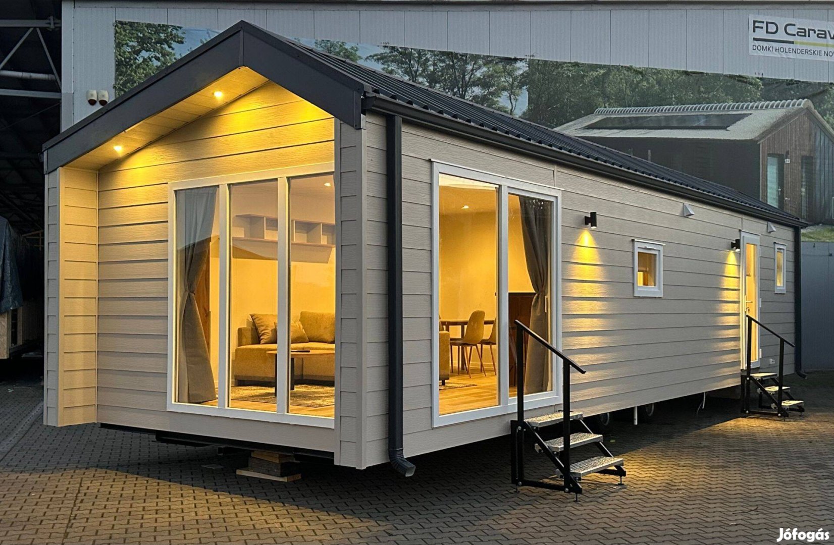 Új Mobilház NOMAD két vagy három hálószoba 42 m