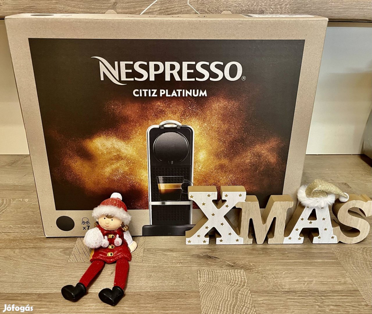 Új, Nespresso Citiz Platinum kapszulás kávéfőző ~2 év garanciával