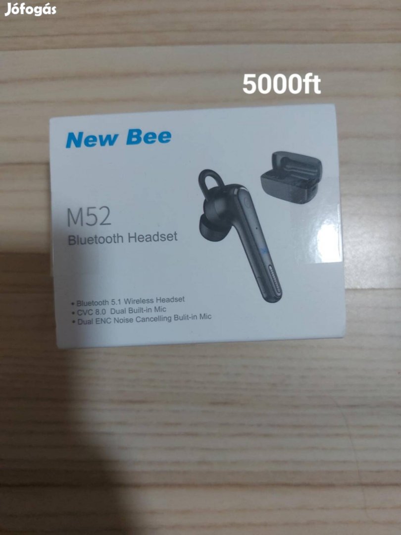 Új, New Bee Bluetooth 5.1 Headset