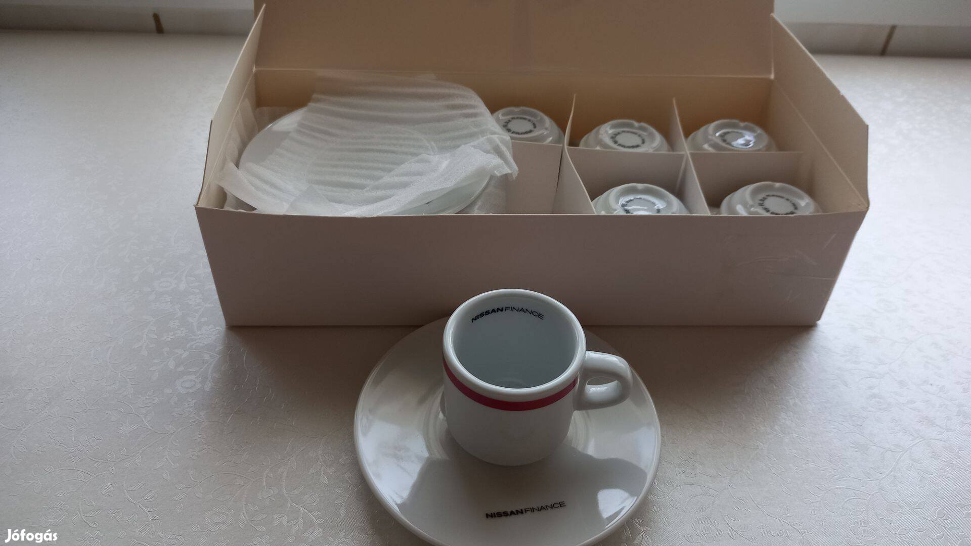 Új, Nissan kávés csésze szett