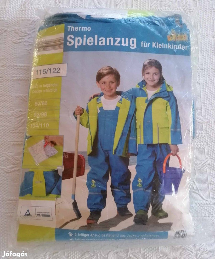 Új Papagino Gyerek Termo Téli Víz és Szélálló Szabadidő Ruha