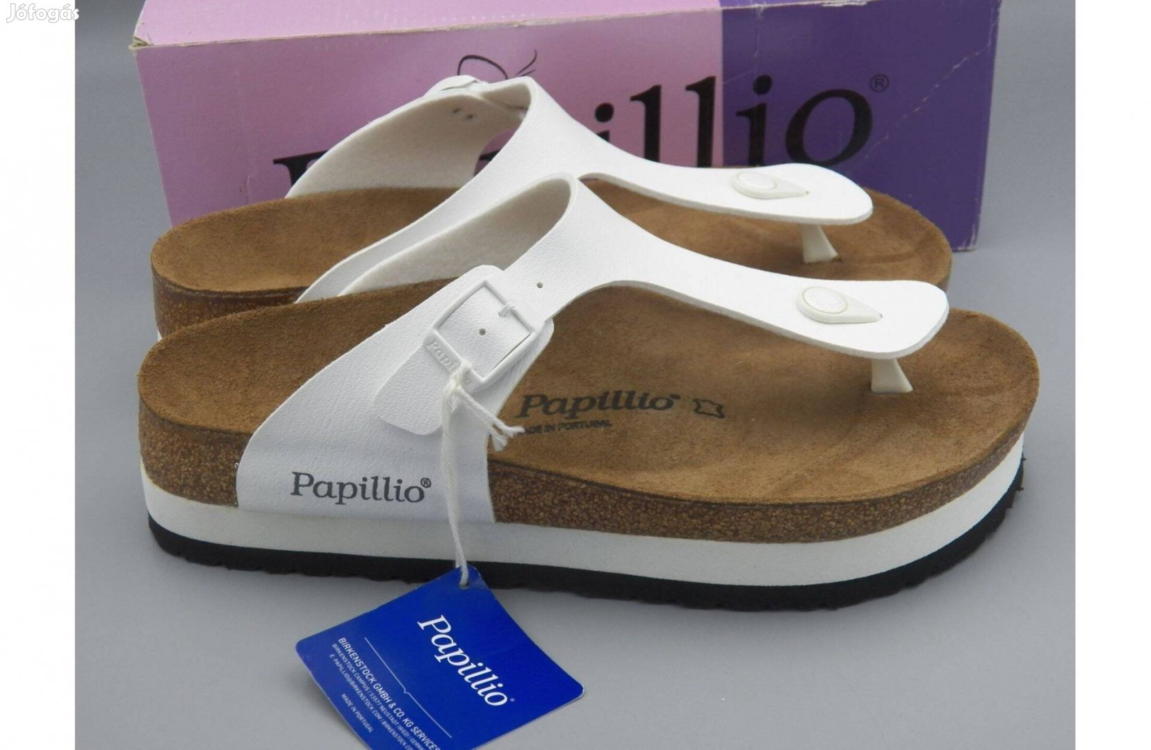 Új! Papillio platform Gizeh papucs, 40 -es Szélesebb típus