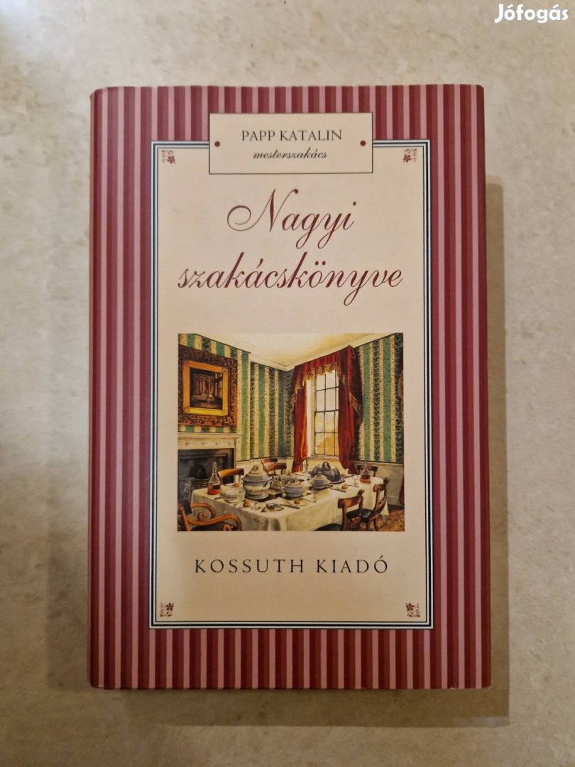 Új! Papp Katalin Nagyi szakácskönyve (olvasatlan)