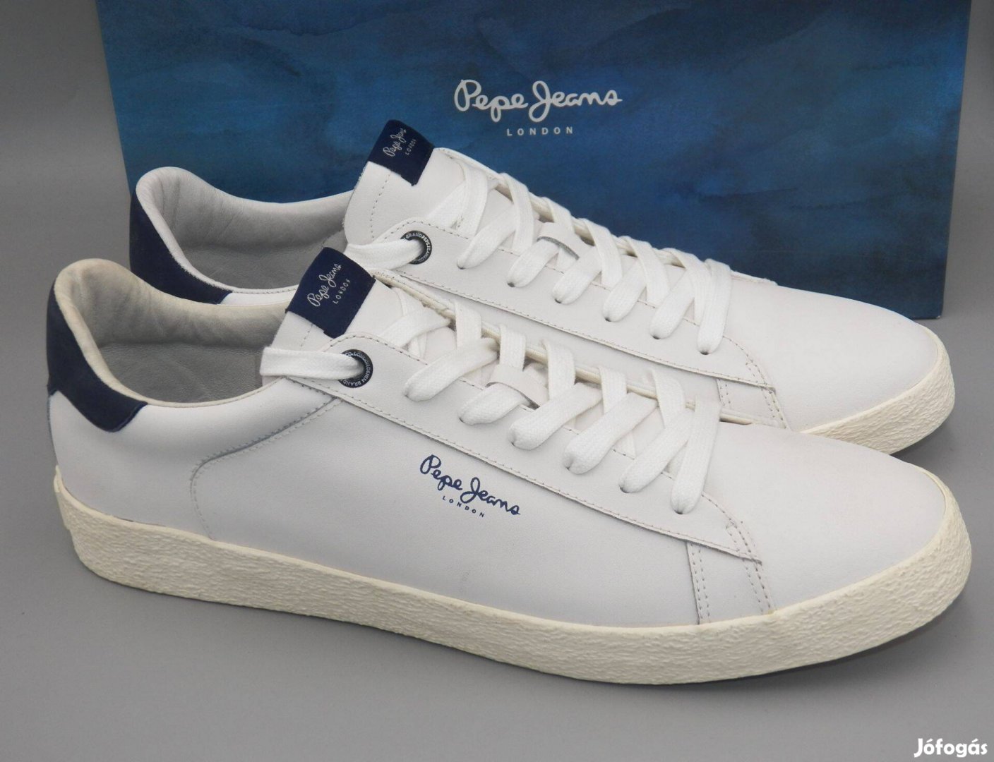 Új! Pepe Jeans sportos bőr félcipő, 45 -ös