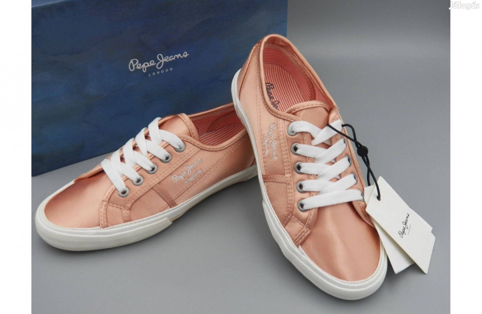 Új! Pepe Jeans szatén tornacipő, 39 -es (38,5 -ös méretre)