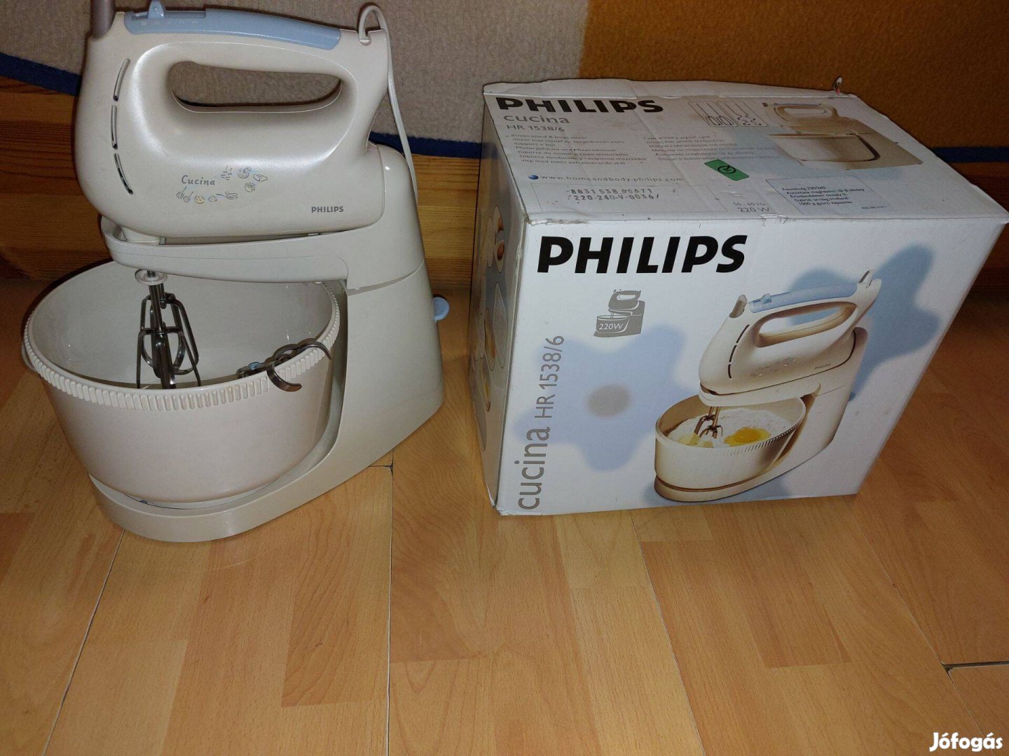 Új, Philips mixer. Dobozában