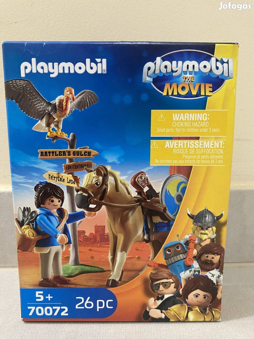 Új, Playmobil Marla lovacskával