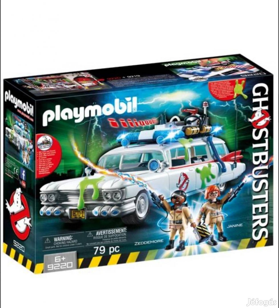 Új! Playmobil szellemírtók autó