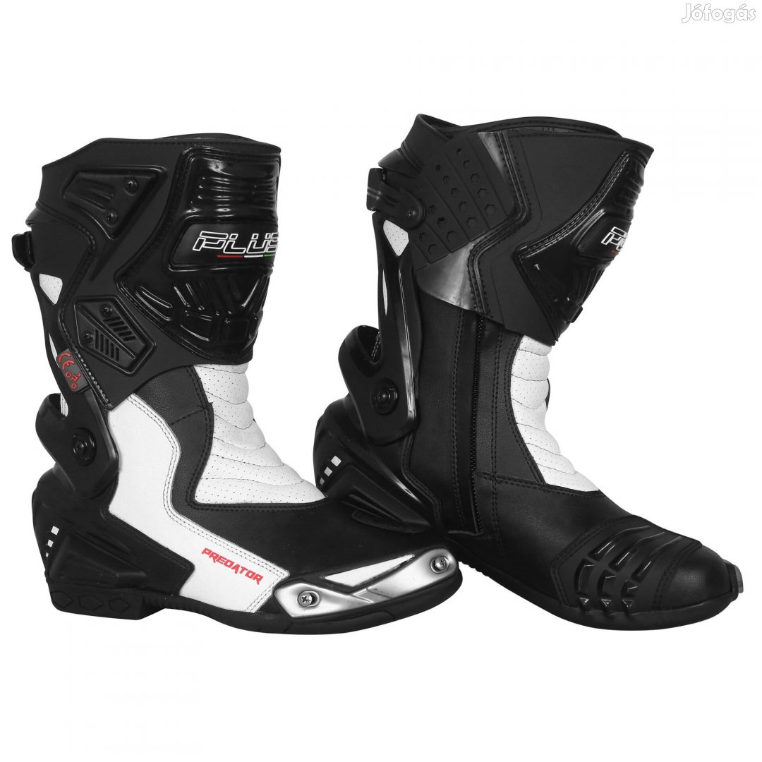 Új! Plus Racing Motoros sport csizma Predator