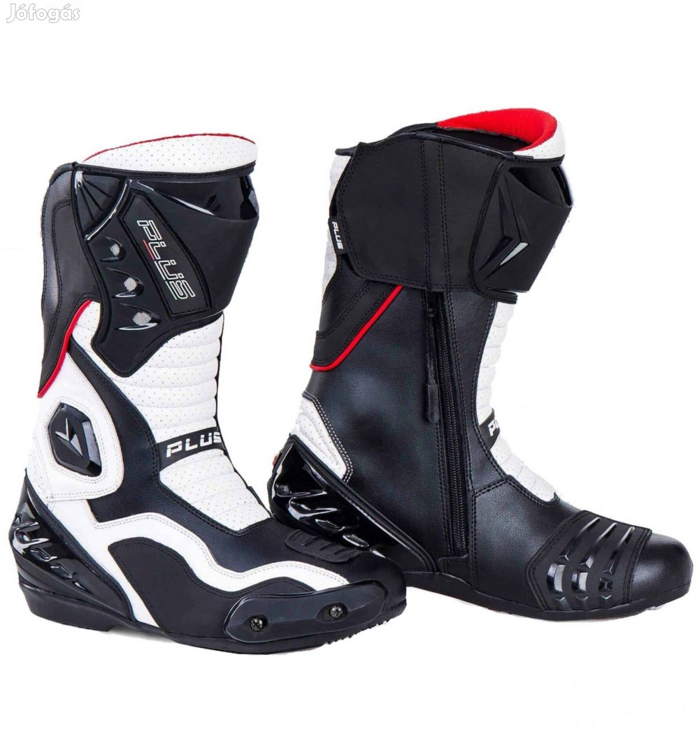 Új! Plus Racing motoros sport csizma Evo