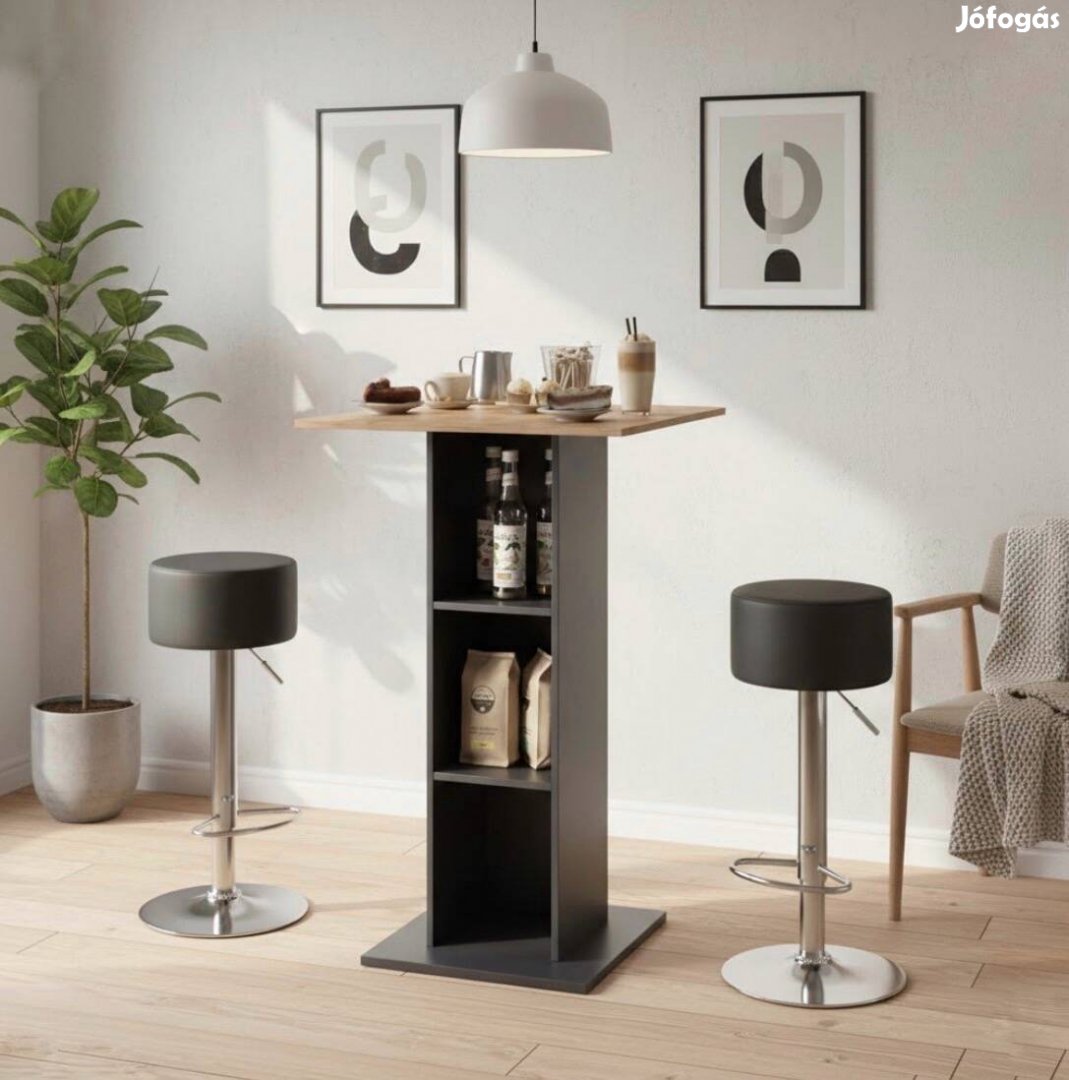 Új! Polcos,bisztró bárasztal.