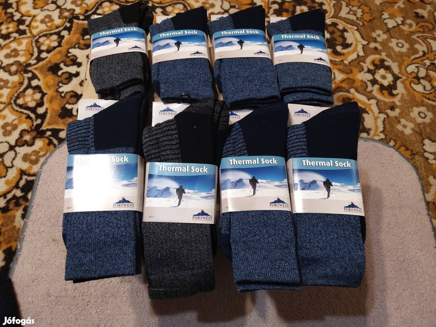 Új! Portwest SK11 Thermal zokni 39-46