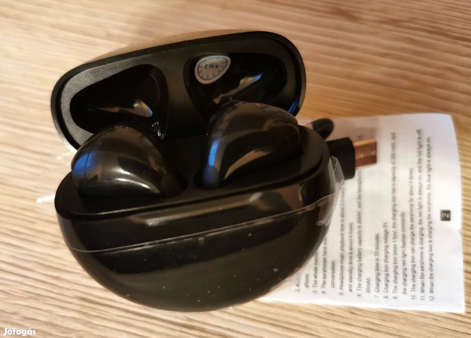 Új, Pro 6 vezeték nélküli fülhallgató tokkal jó áron!