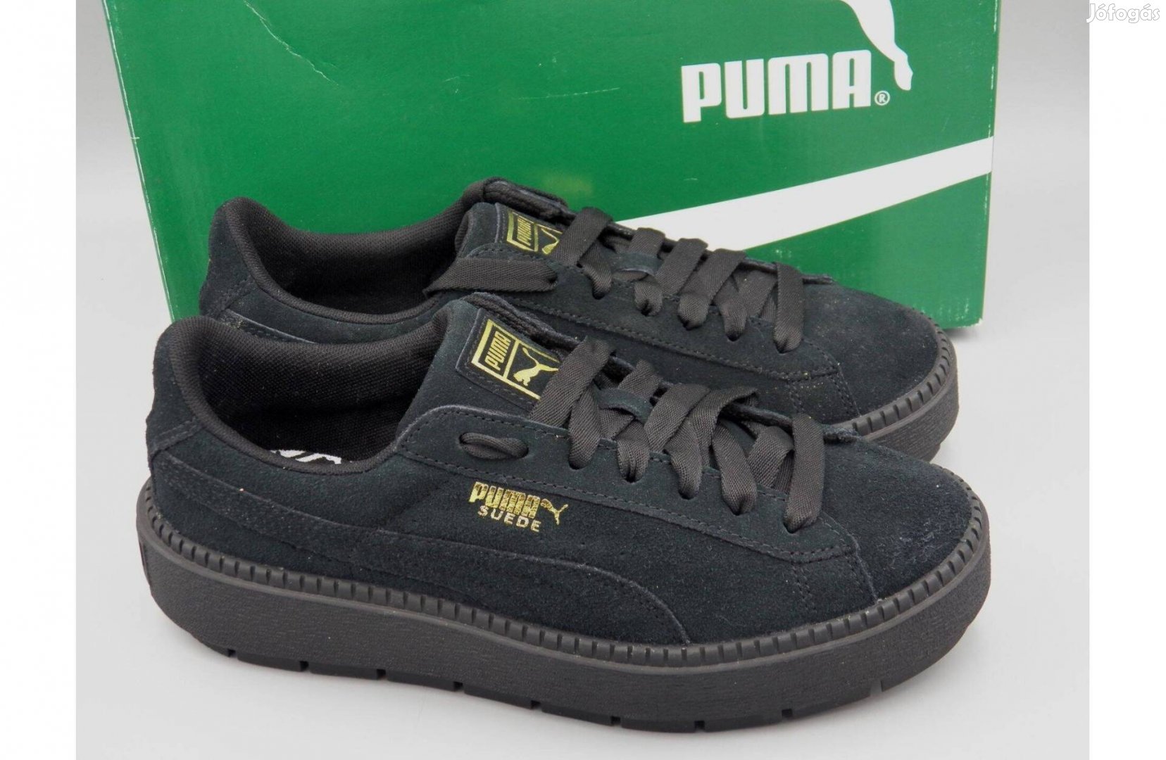 Új! Puma Platform Trace velúrbőr sportcipő, 40 -es