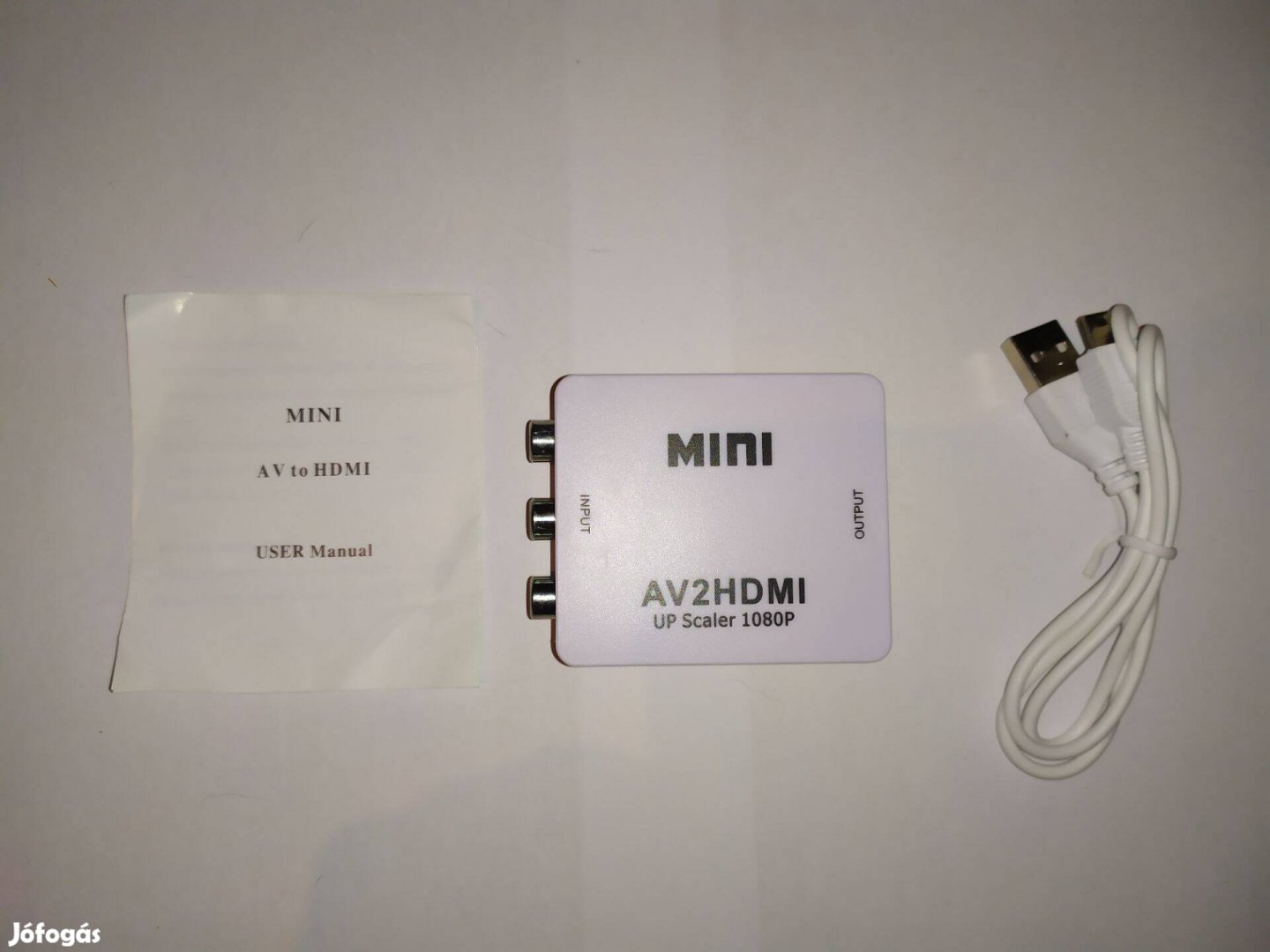 Új! RCA - HDMI ( AV - HDMI ) átalakító konverter adapter HD 1080p