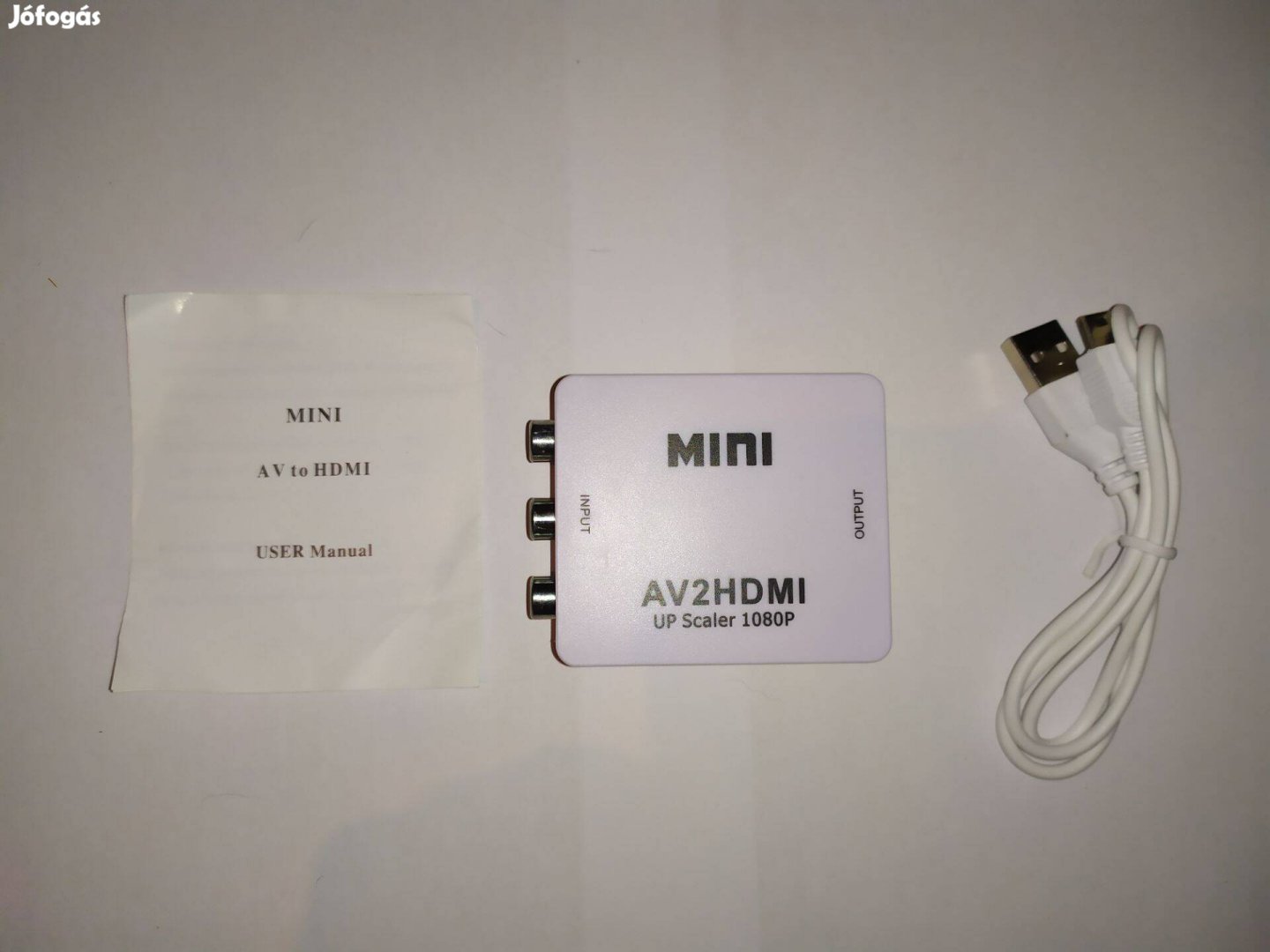 Új! RCA - HDMI ( AV - HDMI ) átalakító konverter adapter HD 1080p