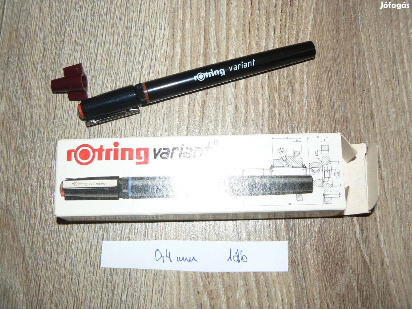 Új! Rotring Variant csőtoll 0,4 mm