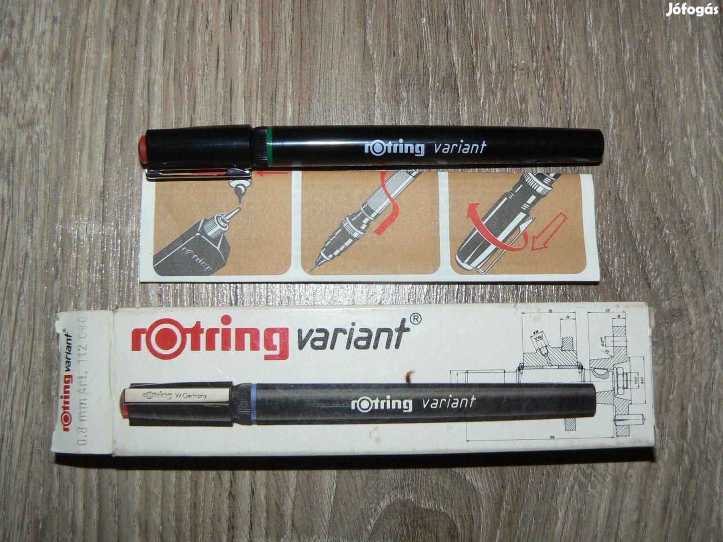 Új! Rotring Variant csőtoll 0,8 mm