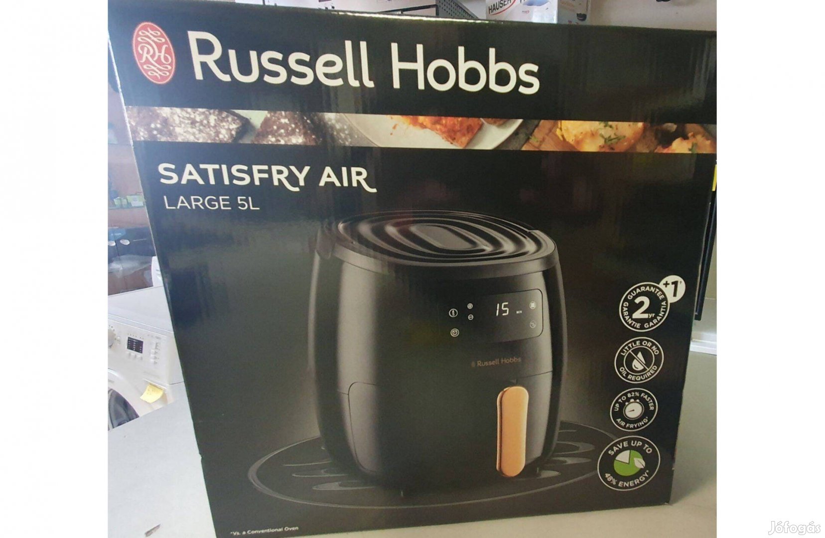 Új! Russell Hobbs 26510-56 Forrólevegős sütő 1Év Gyári Garanciával!