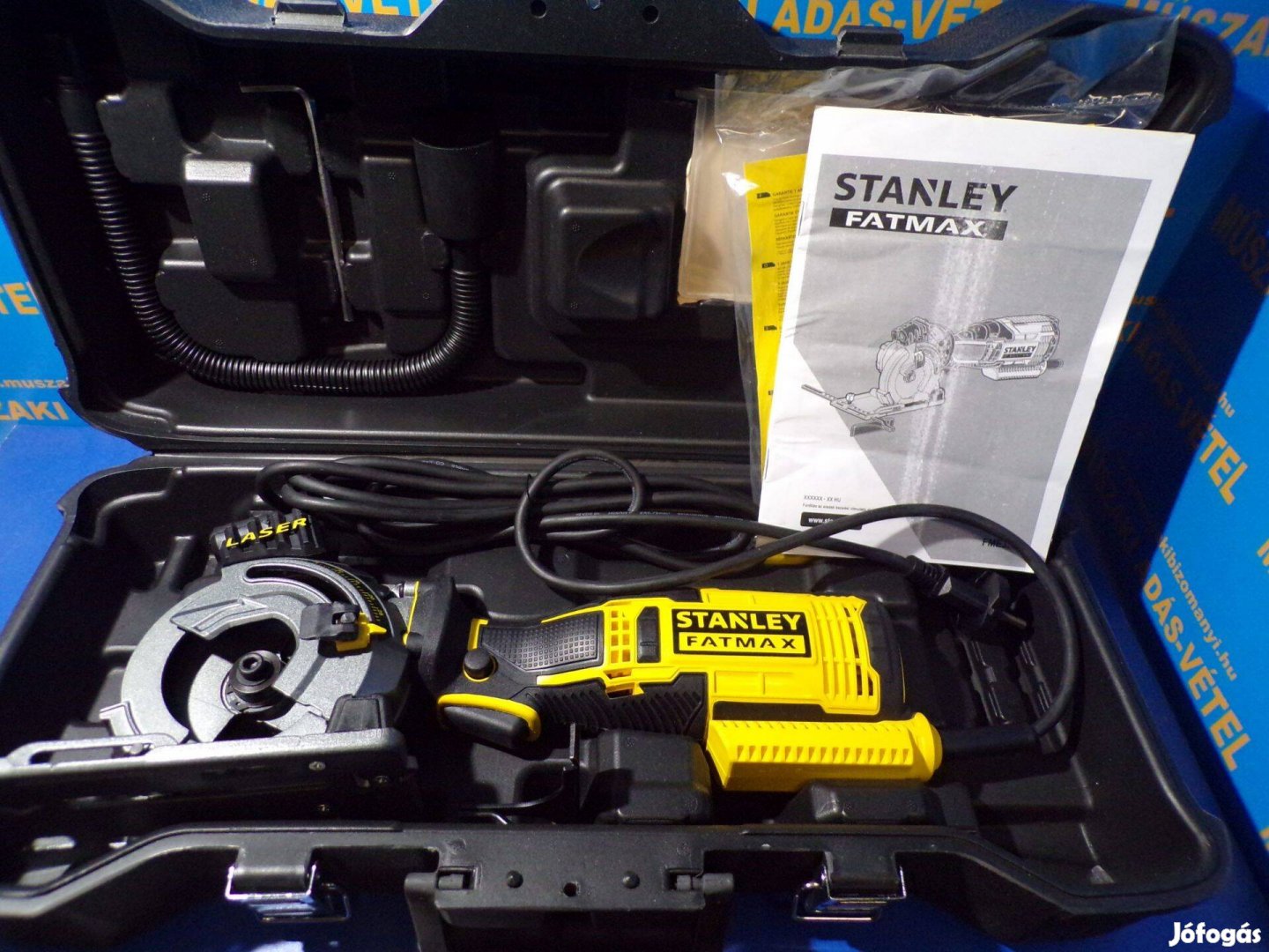 Új! Stanley FME380 kézi körfűrész jótállással m