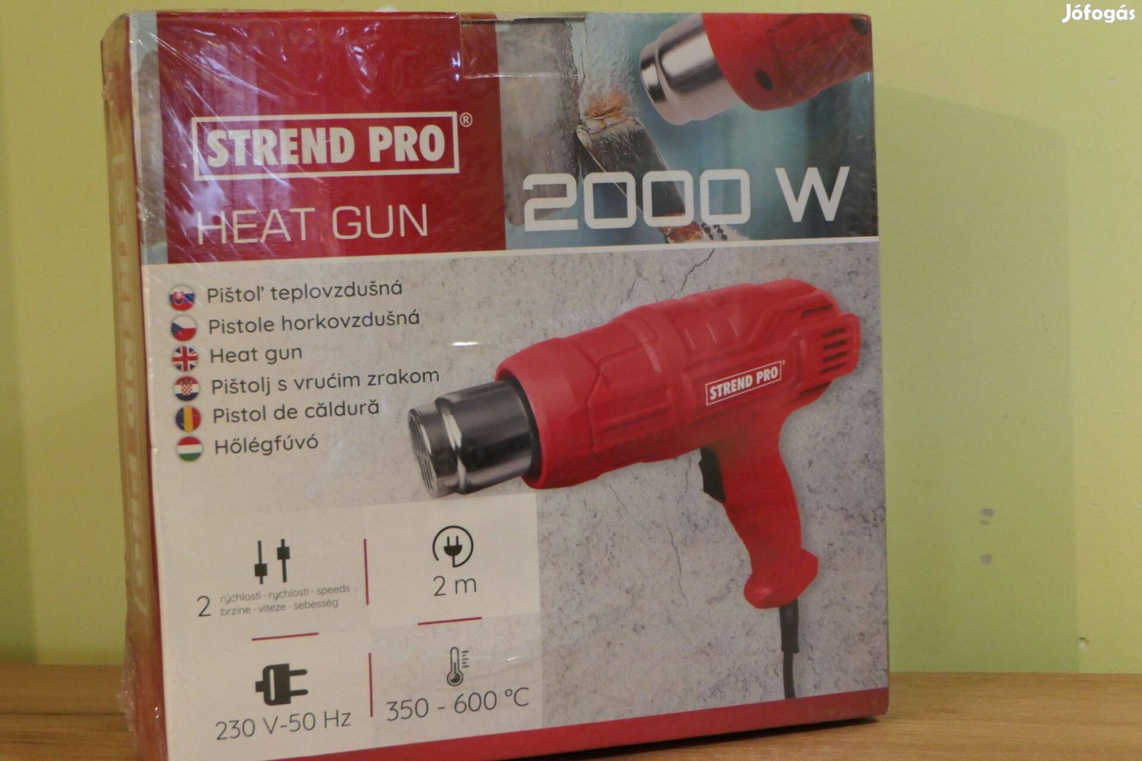 Új! Strend Pro hőlégfúvó 2000W heat gun